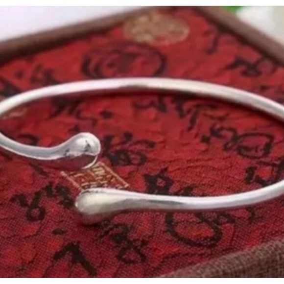 Jewely Set, 16" Necklace, Bracelet. Earrings, Ring .925 Waterdrop Sterling... - Picture 4 of 12